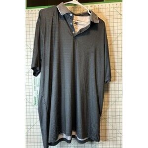 Hickey Freeman Dark Gray Polo Shirt size xxl